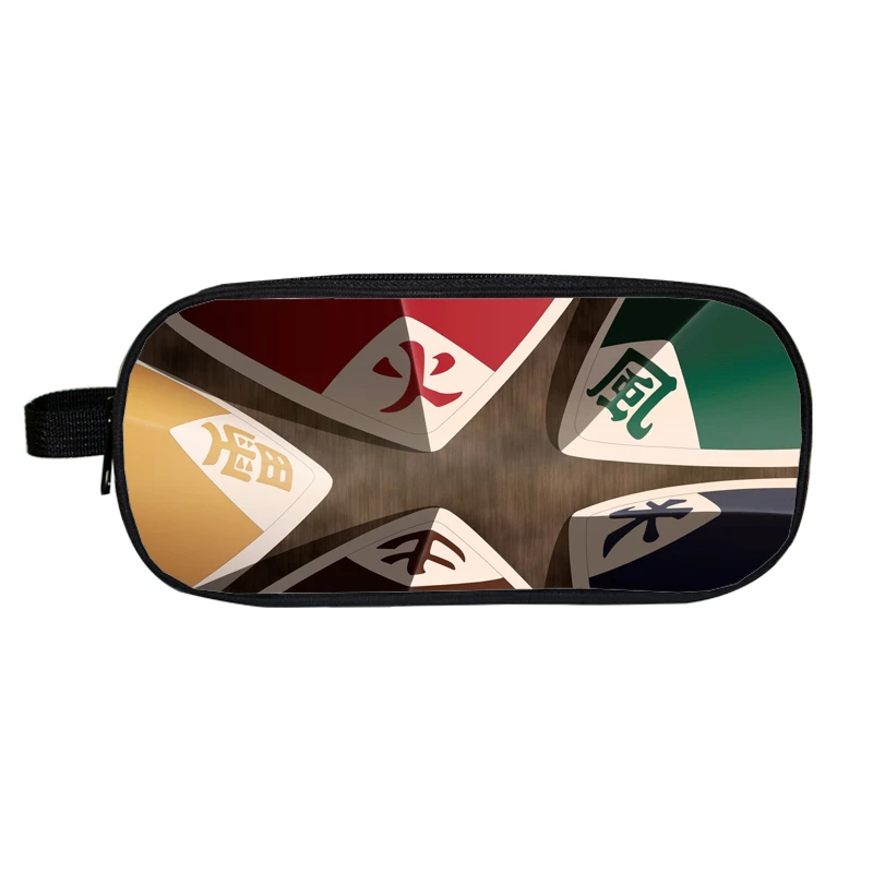 19 Япония 3D печатных Наруто пенал аниме Kpop Mochila Uchiha Sasuke косметичка макияж коробка Молния школьные принадлежности - Цвет: 19