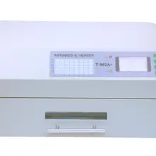 PUHUI T-962A+ Настольная печь с обратным течением воздуха 220 В 2300 Вт инфракрасный обогреватель компьютер Температура управления 350 мм X 400 мм BGA печь оплавления