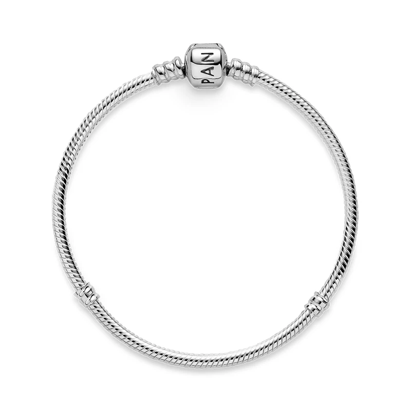 Hot Selling High Quality Authentic Silver Color Snake Chain pandora Bracelets Brand Charm 925 bracelet For Women Jewelry | Украшения и