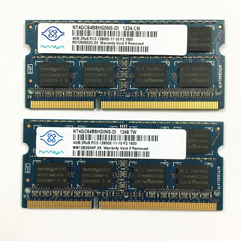 10枚セット】4GB DDR3 2R×8 PC3-12800S-11-10-F2 Samsung S.O.DIMM