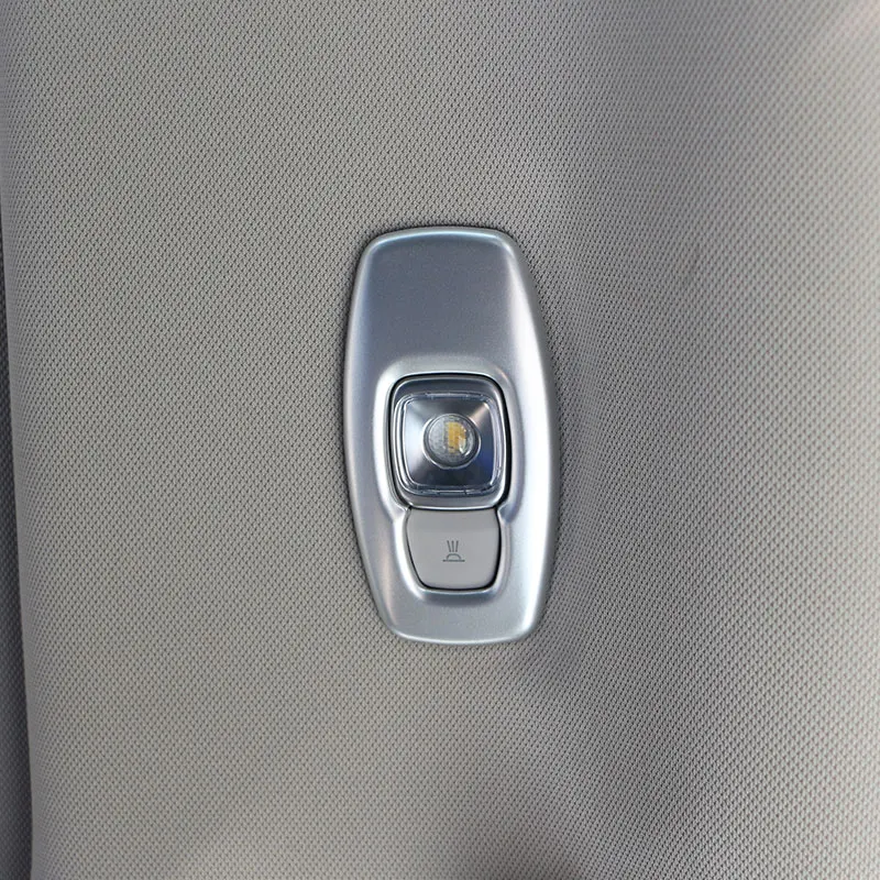 1 пара хромированные светильники для чтения на внутренней крыше автомобиля