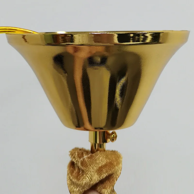 Современная Золотая маленькая круглая хрустальная люстра FSS светильник