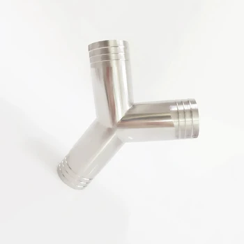 

1-1/4" 32mm OD Hose Barb 304 Stainless Steel Sanitary Y Type Pipe Fitting For Home Brew Homebrew Wine Beer Brewing
