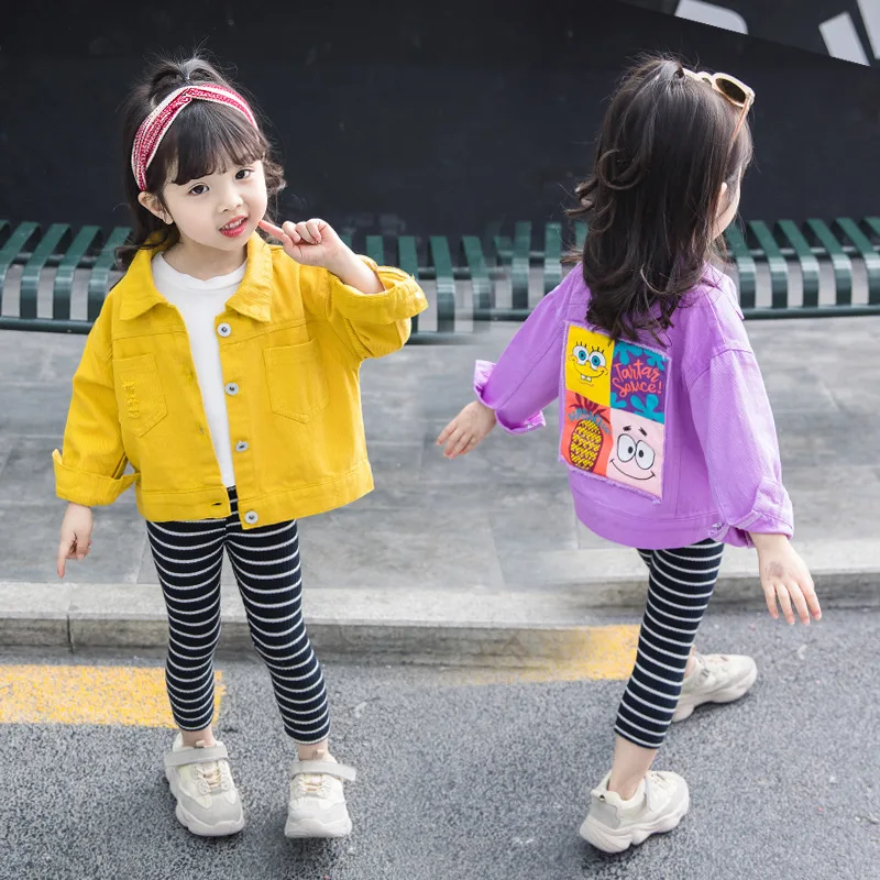 

1-6Years Princess Kids Baby Girls Denim Jacket Button Coat Outerwear Tops Clothes