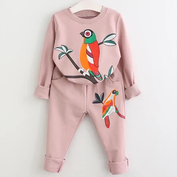 

Children Clothes Spring Printing Toddler Girls Clothes Set T-shirt+ Pants Tracksuit Suit Kids Clothes For Boys Clothing 2-8 Year