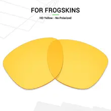 Mryok Анти-Царапины замена линз для солнцезащитных очков Оукли Frogskins HD желтый