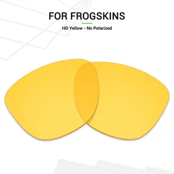 

Mryok Anti-Scratch Replacement Lenses for Oakley Frogskins Sunglasses HD Yellow