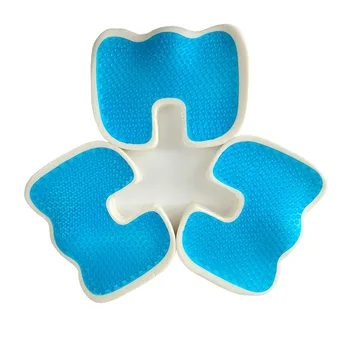 

1PC Summer Coccyx Cationic Fabric Slow Rebound Gel Memory Foam Protection Reduce Tail Pain Beautiful Buttocks Cushion 44x34cm