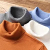 2020 New Autumn Winter Men's Warm Turtleneck Sweater High Quality Fashion Casual Comfortable Pullover Thick Sweater Male Brand 1