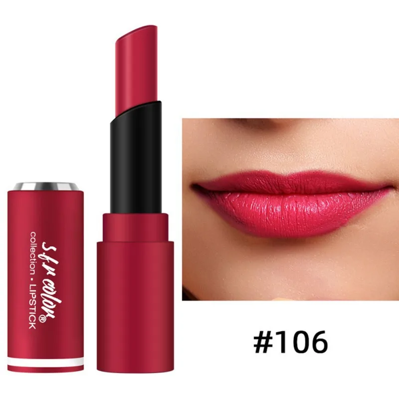 New Sexy Lipstick Long-lasting Waterproof Non-stick Cup Matte Lipstick Lip Makeup Easy to Color - Цвет: A6