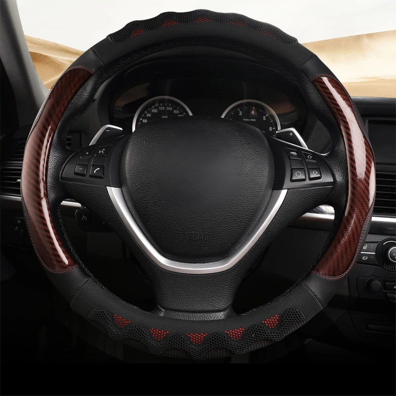 Чехол рулевого колеса автомобиля D Форма или круглый стержень для peugeot 106 107 205 206 207 208 301 307 308 406 407 408 508 607
