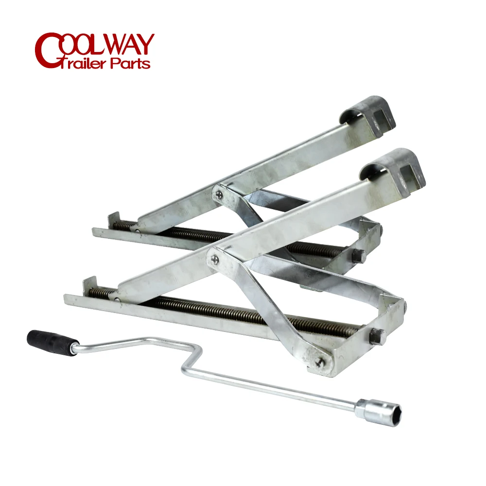 2PCS RV Trailer Stabilizing Stands With 1 Hand Handle CStyle Jacks