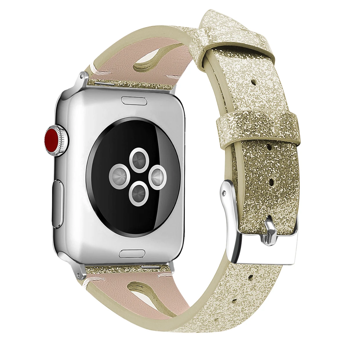 Ремешок для часов кожаный ремешок для Apple Watch, 38 мм, длина-44 мм, кожаный ремешок браслет Сменные Ремешки для наручных часов Iwatch серии 4/3/2/1 браслет 83004