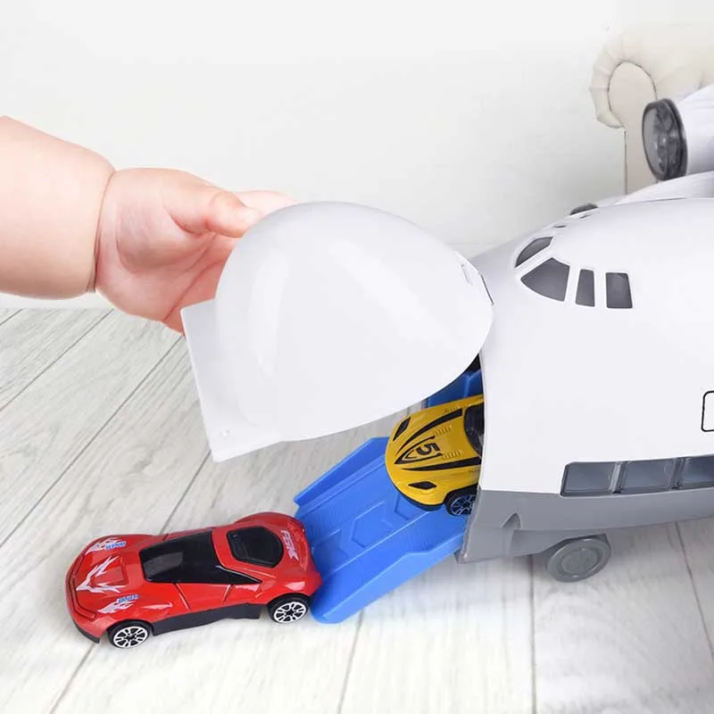 Avião de Passageiros de Aviões de Brinquedo com Música Carro de Brinquedo da Música do Bebê Simulação Pista Inércia Crianças Educação Infantil Menino 8 Academia de bebê