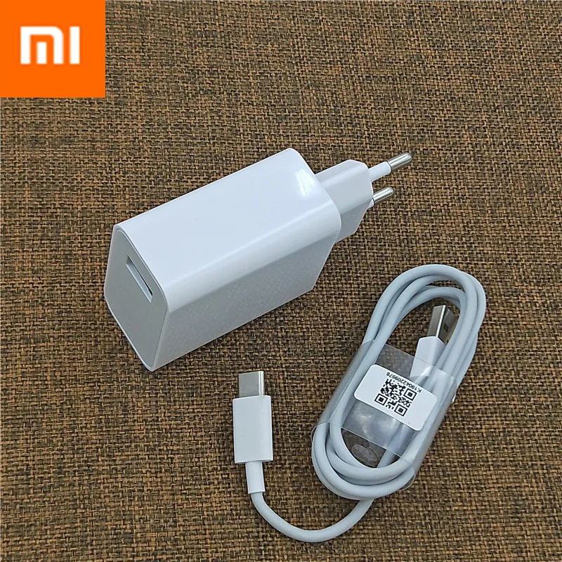 27 Вт QC 4,0 быстрое настенное зарядное устройство ЕС+ кабель usb type-C для Xiaomi 9 SE 5 8 8SE Mix2 3 Mix2s 6 6X Note 2 Max3 RedMi Note 7 K20 PRO