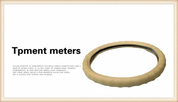 

Leather Car Steering wheel Cover 38CM Car-styling Sport Auto Steering Wheel Covers