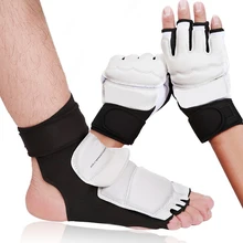 Тхэквондо лодыжки и защита для ладоней защита дзюдо Wesing перчатки для боевых искусств боксерское оборудование для карате Дети тхэквондо WTF ITF