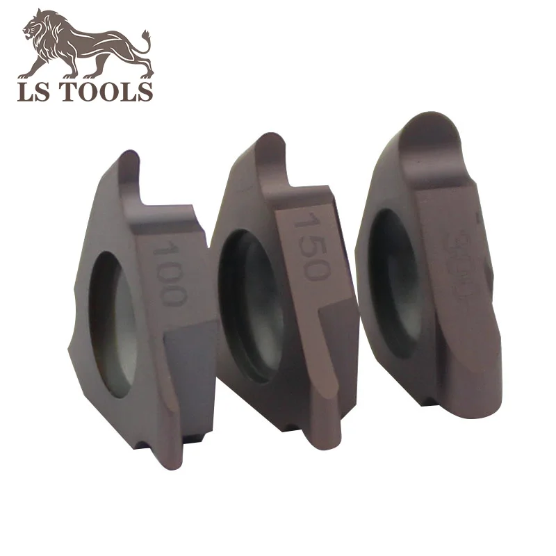Lathe turning tools carbide inserts triangle cutting inserts blade TGF32R round edge grooving 0