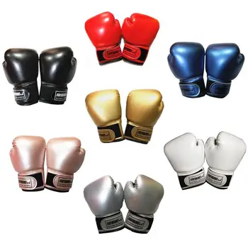 

1 Pair Kids Children Boxing Gloves Professional Breathable PU Leather Boxing Gloves Sponge Liner Children Training Toys