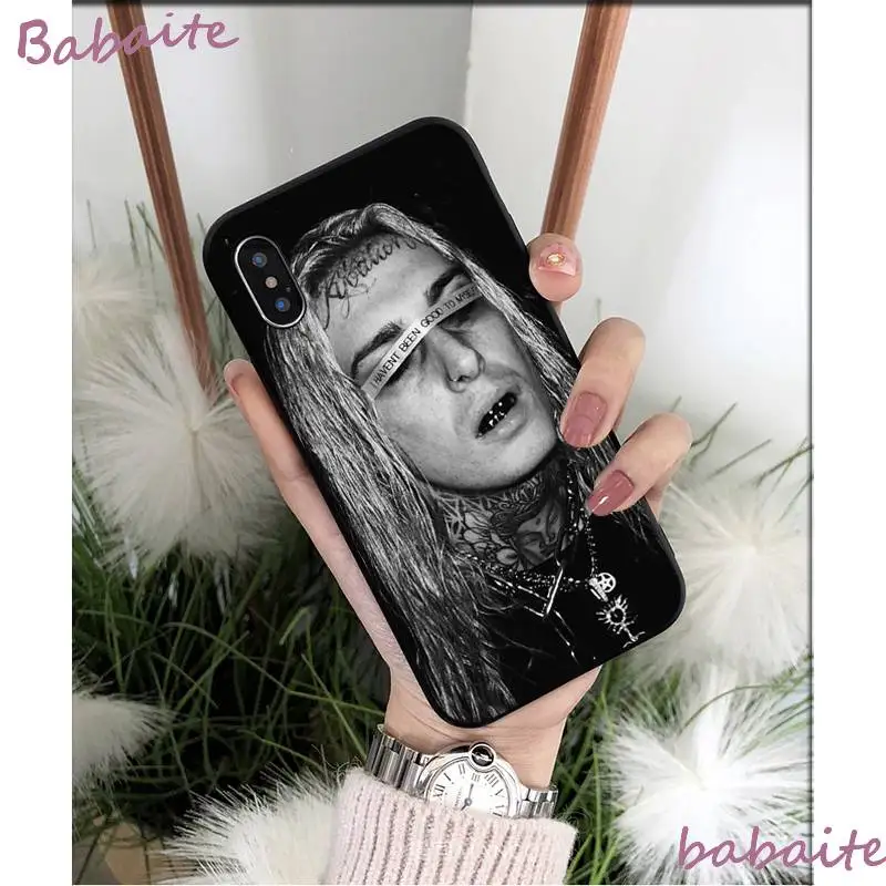 Babaite ртути Ghostemane DIY чехол для телефона iPhone 8 7 6 6S Plus X XS Макс 5 5S SE XR Чехол мобильного