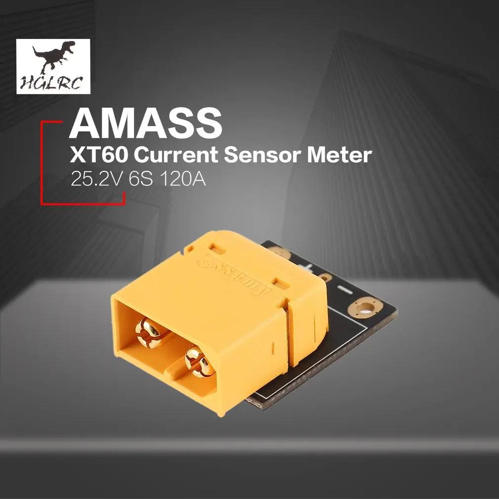 HGLRC AMASS XT60/XT30 25 2 в 6S 120A токовый датчик для радиоуправляемого дрона FPV гоночный