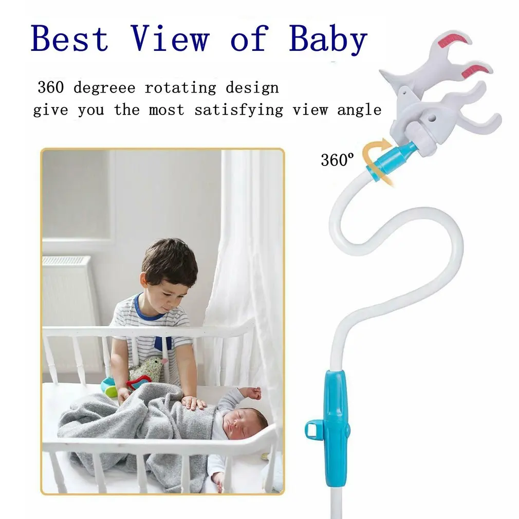 Baby360 Degreee вращающийся наиболее удовлетворяющий угол обзора камеры монитор кронштейн кроватки Универсальный кронштейн камеры безопасности