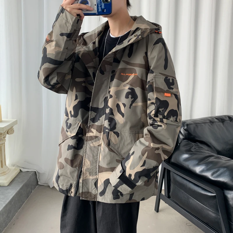 2020 Men's New Spring Jacket Fashion Trend Casual Street