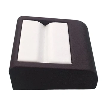 

Wooden Gemstone Ruby Emerald Display Box Gift Stone Gem Storage Case White