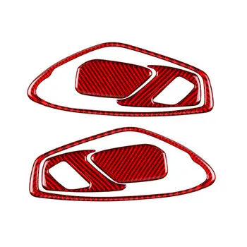 

6pcs Carbon fiber decoration Inner Handle For Chevrolet Camaro 16-20 Accessory