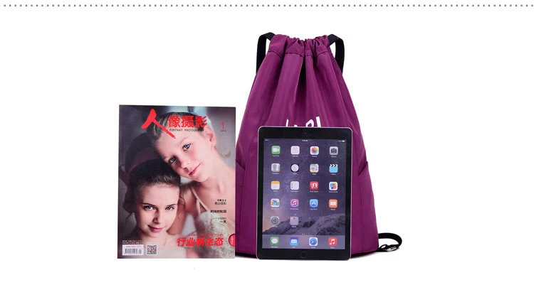 Basketball Bag Drawstring Mash Backpack Fitness Bucket Bag Outdoor Basketball Backpack Sports Equipment Bag