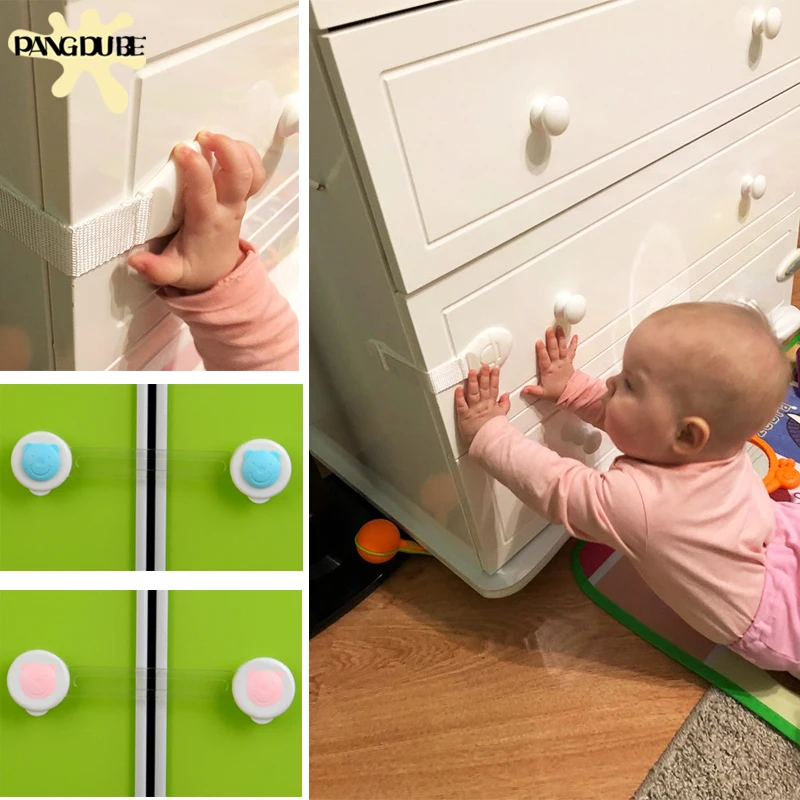 Drawer-Lock Children-Protection Kids Safety Baby Security 10pcs