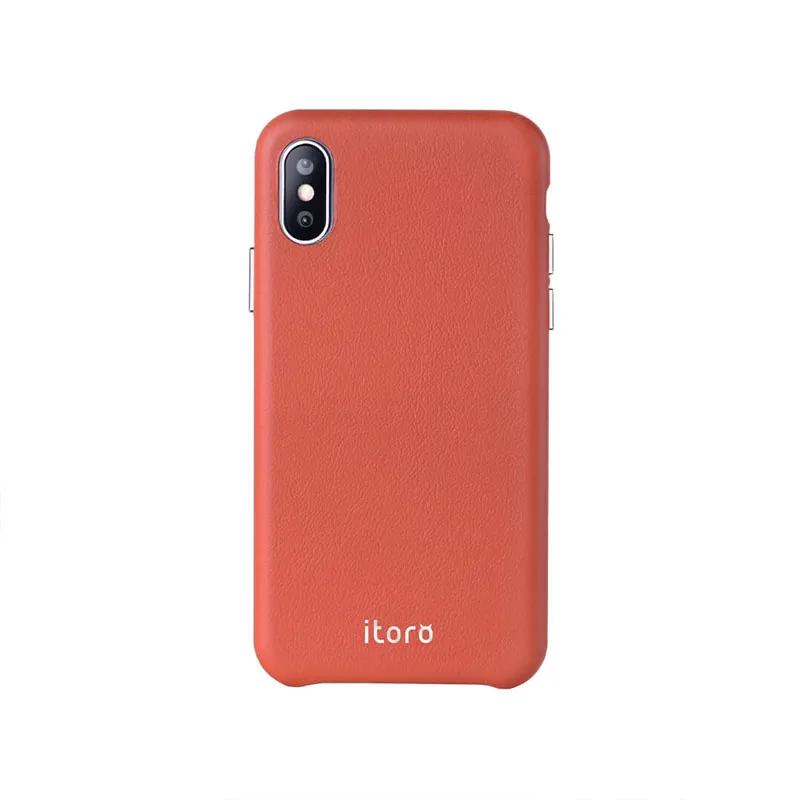 Xiaomi ITORO leather phone case cowhide leather unique and exquisite High-grade leather soft for iphone XR XS MAX