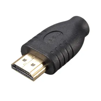 

2019 Universal Standard HDMI Male Type A To Micro HDMI Type D Female Socket Adapter Converter Travel Black