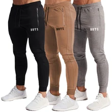 Мужские колготки, мужские спортивные штаны, спортивные штаны, брендовые штаны для бега, новые осенние мужские хлопковые брюки