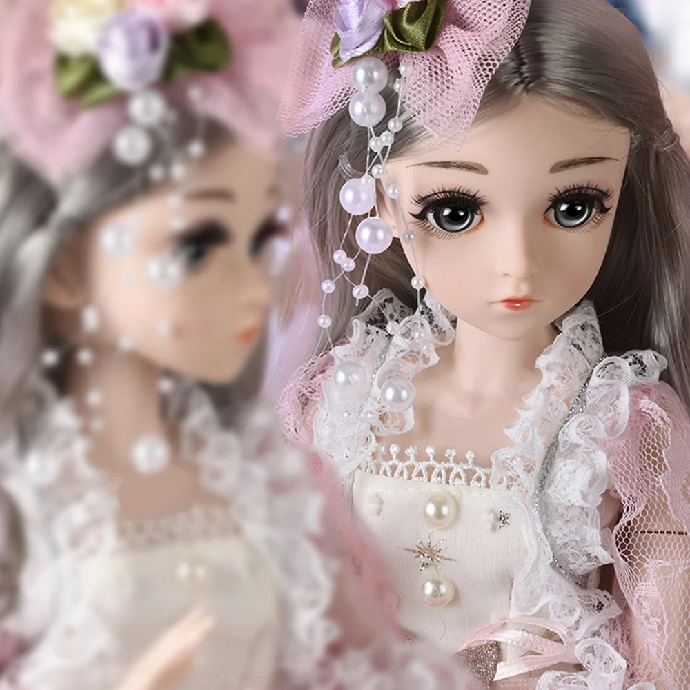 1/4 SD куклы 18 дюймов BJD Кукла Макияж кукла шар шарнирные куклы одежда наряд обувь парик волосы игрушки для детей