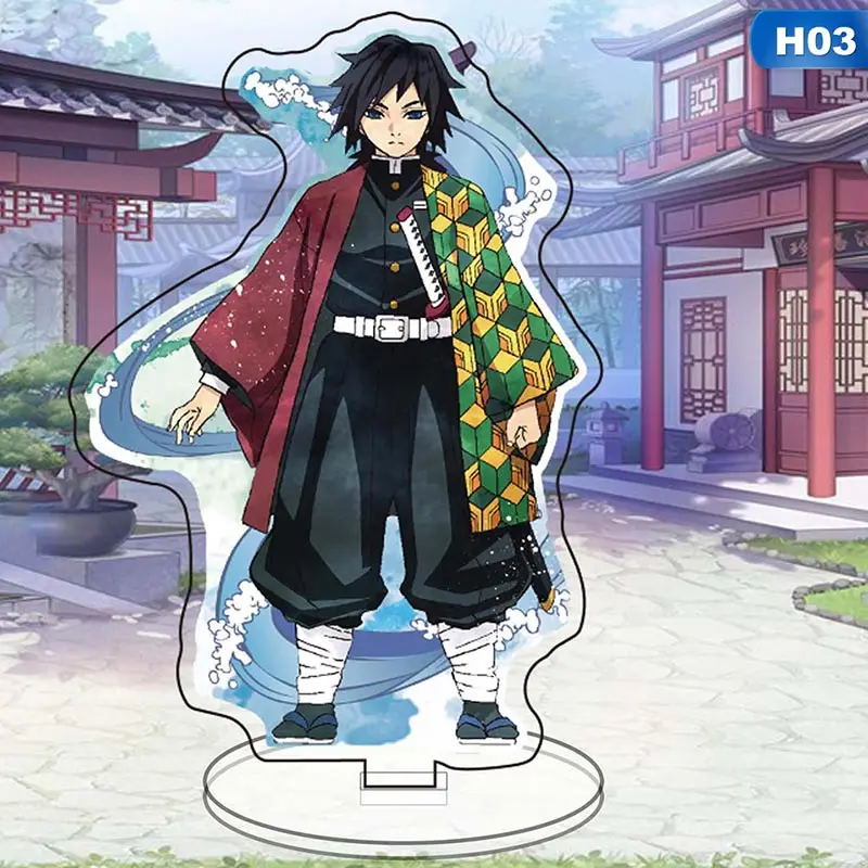 3 Аниме Demon Slayer: Kimetsu No Yaiba Kamado Tanjirou Hashibira Inosuke Косплей фигурка на акриловой подставке модель лицензирование рождественские подарки - Цвет: 3