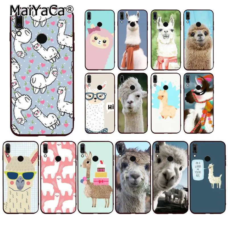 MaiYaCa лама Альпака чехол для телефона с животными Huawei P20 P30 P20Pro P20Lite P30Lite PSmart P10 9lite |
