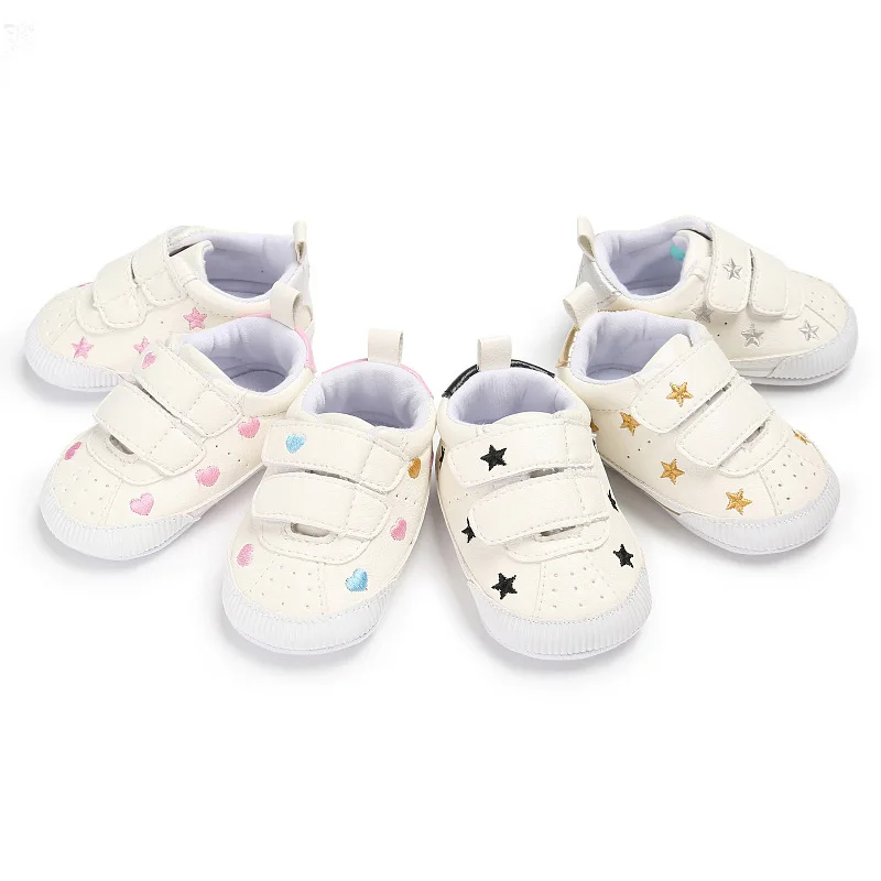 

Babyshoes Spring And Autumn 0-1-Year-Old Velcro BABY'S Shoes Soled Toddler Shoes Baby Shoes Support