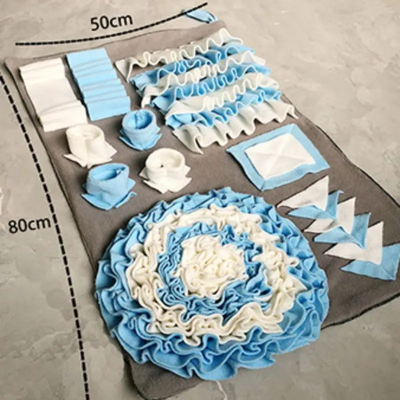 Нюхательный коврик или моющийся Тренировочный Коврик для кормления собак для поглощения энергии домашних животных и снятия стресса