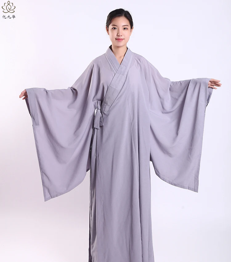 Медитация дзэн Шаолинь Hanfu Китайская традиционная Костюмы s для костюм монаха буддийская одежда костюм священника даосизм Тибетский одежда