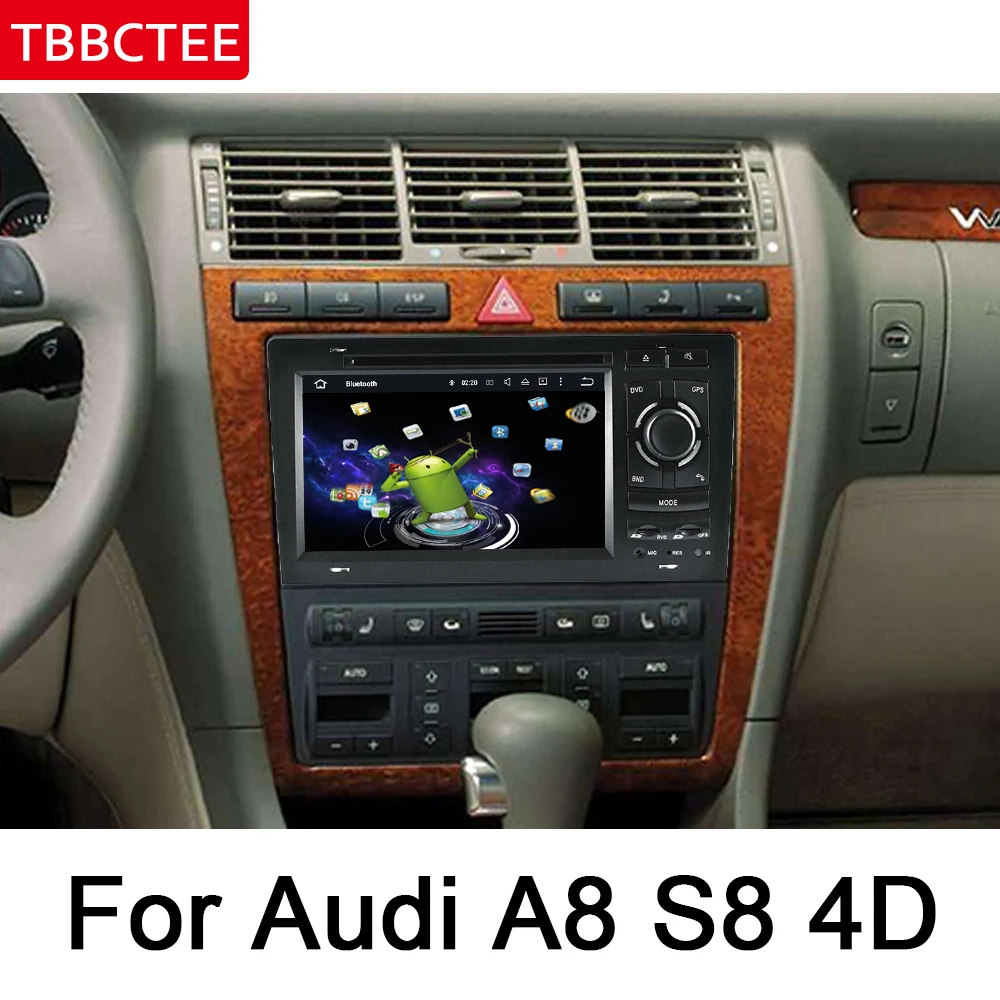 Мультимедийный плеер MMI для Audi A8 S8 4D мультимедийный с HD IPS-экраном DSP стерео Android DVD
