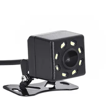 

8 Lights Hd Car Rear View Camera Reversing Camera Waterproof Car Wide Angle Hd Backup Parking Camera