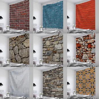 

Tapestry Red Brick Blank Room Style Wall Hanging Decoration Simple Personality Tapestry Room Living Room Home Decoration