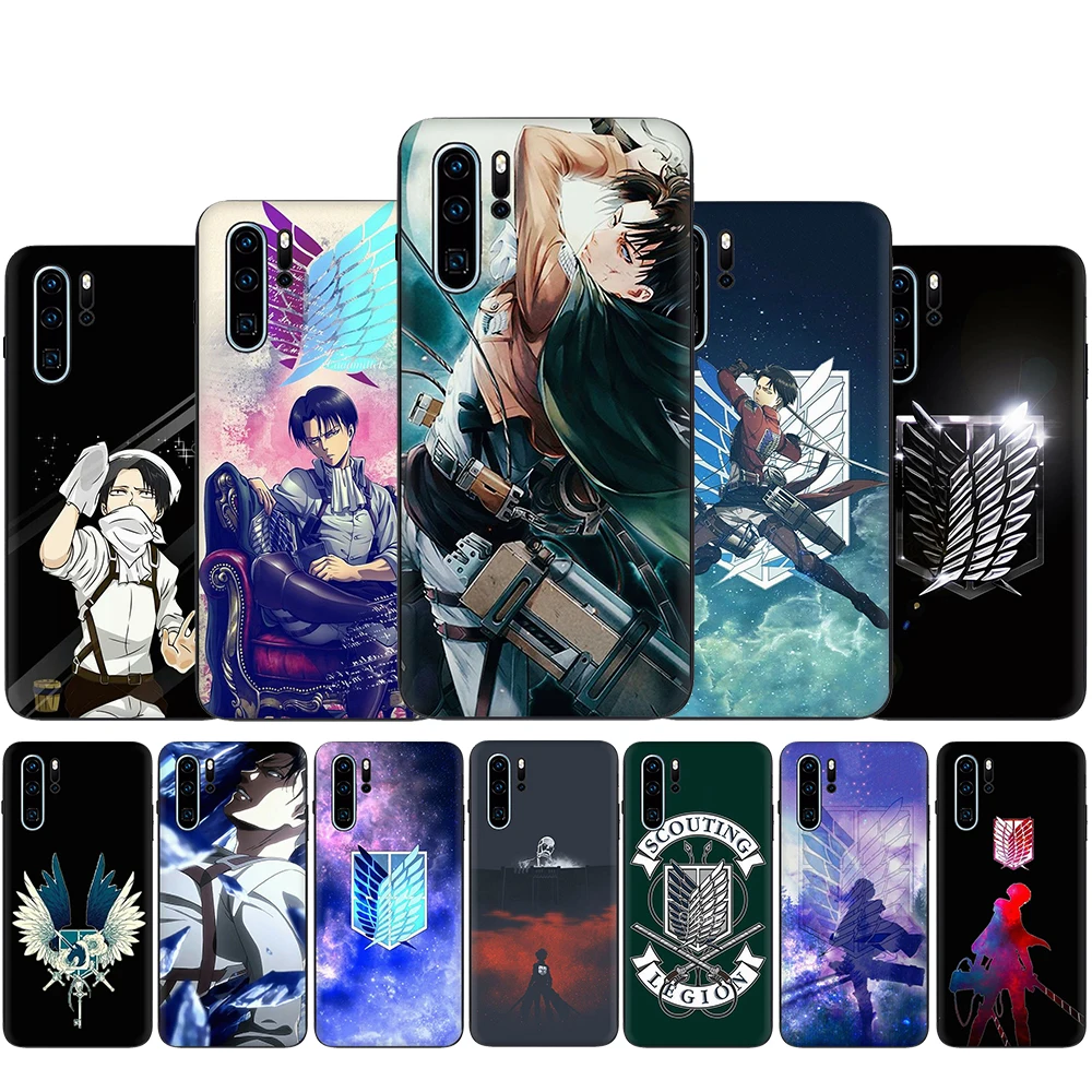 Силиконовый чехол для Huawei P8 P9 Lite Smart P10 P20 P30 P40 Pro Max P Z Plus задняя крышка атака на