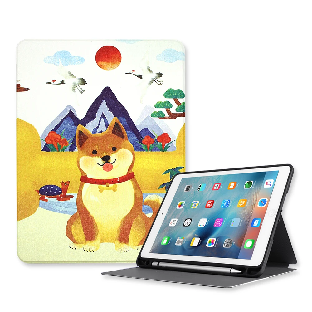 iPad 2019 10.2inch Смарт-чехол со слотом для ручки для iPad Air 1/2 9,7 дюймов Полная защита корпуса для iPad 10,2 дюймов Air 3 Mini5 чехол - Цвет: iPad 2019 10.2inch