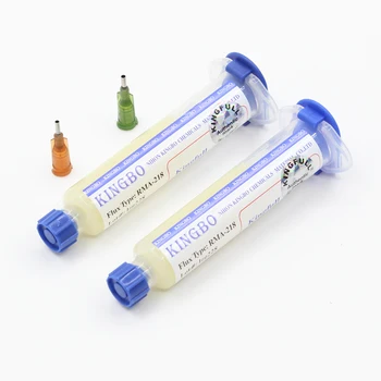 

KINGBO RMA-218 10CC Solder Paste Flux For Soldering Assist Needle mouth