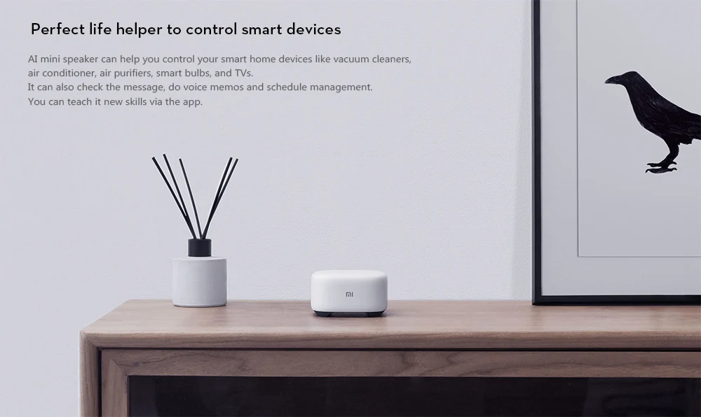 Xiaomi mi Al голос Управление mi ni смарт-динамик Bluetooth радио плеер Wi-Fi рассказчик сказок 4 ohm Audio Портативный Динамик