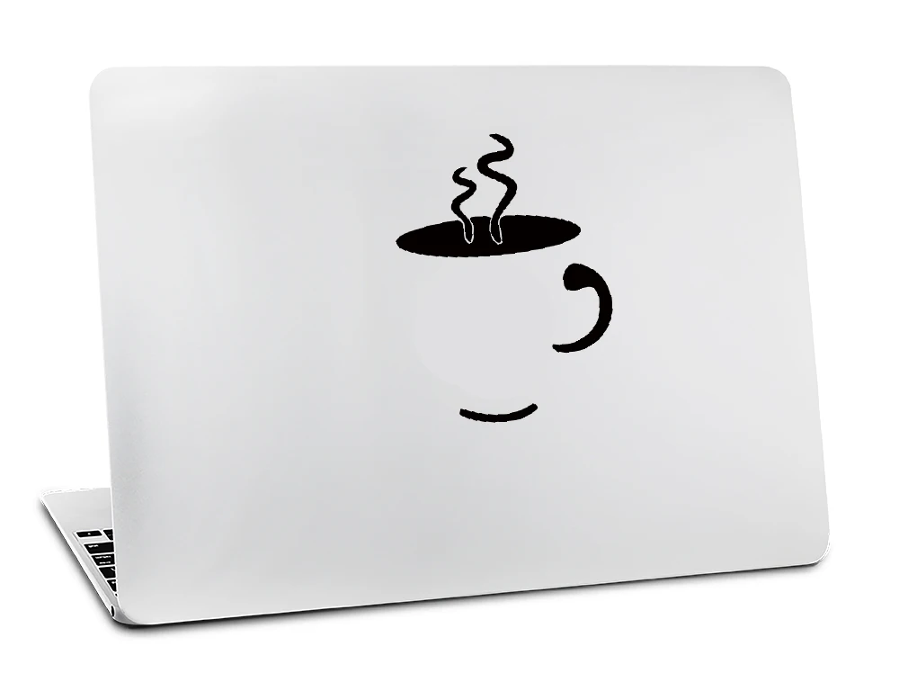 Sykiila наклейка для Apple MacBook Air 11 13 Pro 13 15 17 retina 12 персональная Виниловая наклейка для ноутбука коробка для сока черная чашка