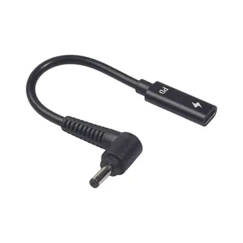 

Type-c Female to 4.0mmx1.35mm Male Interface Power Supply Cable Adapter Converter Cord for A-SUS Ultrabook Notebook UX21A UX31A