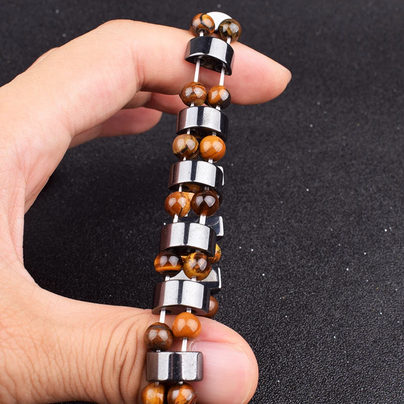 Magnetic Therapy Stone Bracelets for Health Care and Weight Loss stone bead bracelet natural stone bracelet beaded bracelet